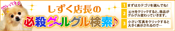 しずく店長の必殺グ～ルグル検索♪