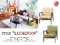ファブリックソファー “Style-London”（1Pソファー）