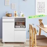 爽やかな白色がキッチン空間にぴったり