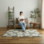 お花の柄を北欧風のタッチで表現