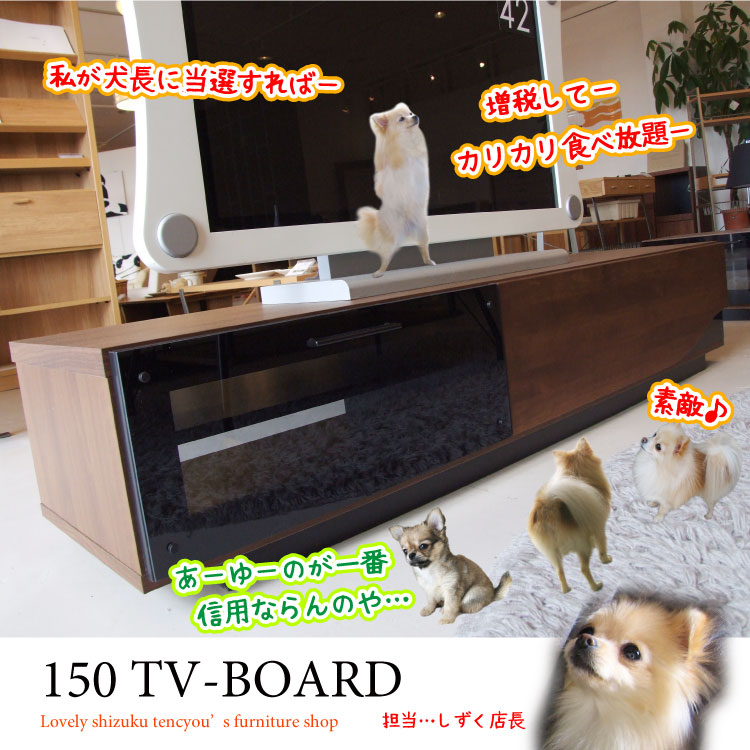 TB-1609 幅150cm日本製スタイリッシュTVボード